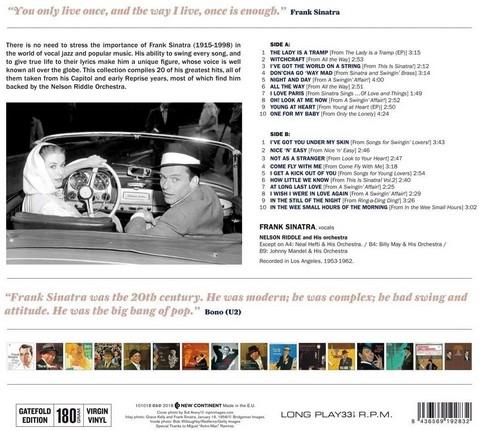Frank Sinatra – The Hits (LP, Compilation, Vinyl) - фото 2