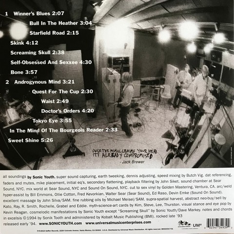 Sonic Youth – Experimental Jet Set, Trash And No Star (LP, Album, Vinyl) - фото 2