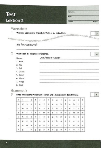 Parallelen 8. Німецька мова. 8 клас. Тести + аудіосупровід - фото 4