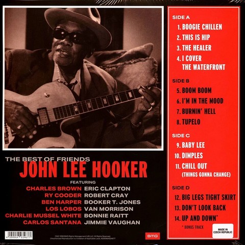 John Lee Hooker – The Best Of Friends (2LP, Compilation, Vinyl) - фото 2