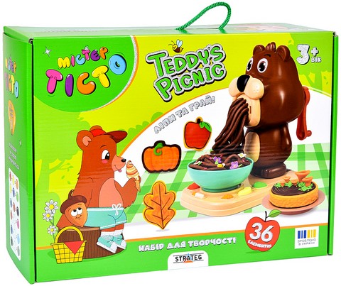 Набір для творчості. Містер тісто. Teddy's Picnic