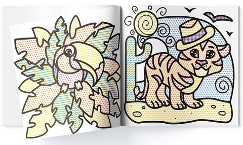 Водяні розмальовки. Тигря - фото 3