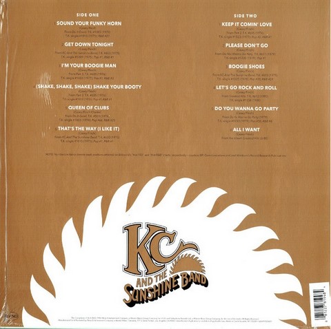 KC And The Sunshine Band – The Best Of KC And The Sunshine Band (LP, Compilation, Translucent Yellow Vinyl) - фото 2
