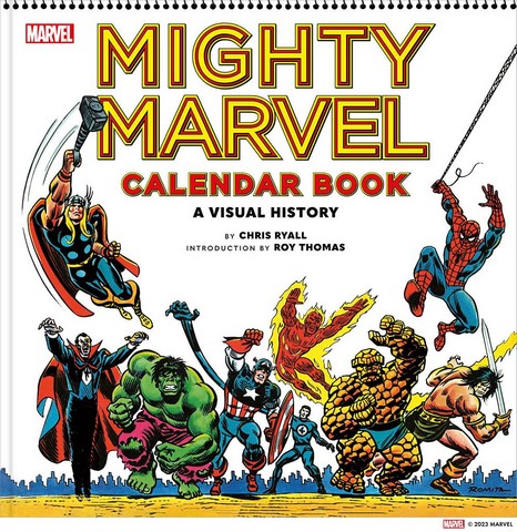 Mighty Marvel Calendar Book Visual