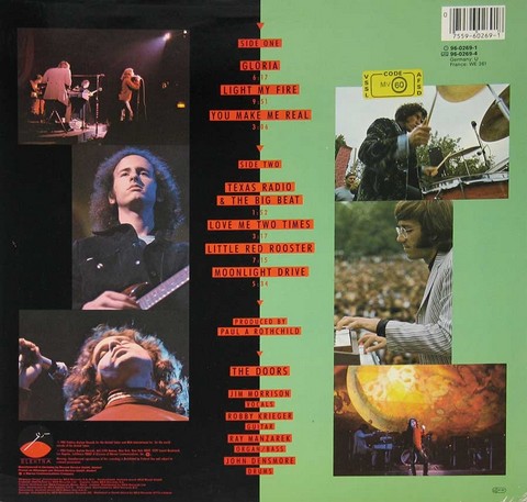 The Doors – Alive She Cried (LP, Album, Emerald Vinyl) - фото 2