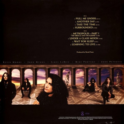 Dream Theater – Images And Words (LP, Album, Clear Vinyl) - фото 2