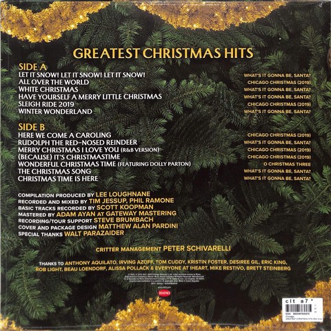 Chicago – Greatest Christmas Hits (LP, Compilation, Green Vinyl) - фото 3