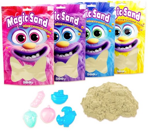 Magic sand. Кінетичний пісок в пакеті класичний, 500 г - фото 1