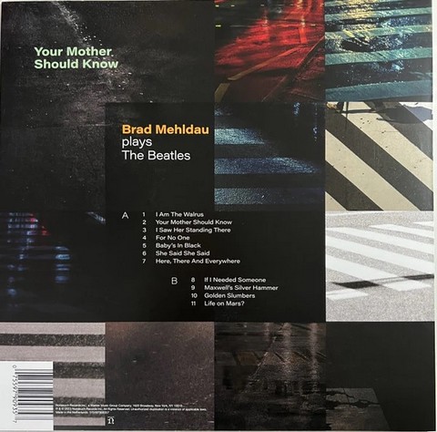 Brad Mehldau – Your Mother Should Know: Brad Mehldau Plays The Beatles (LP, Album, Vinyl) - фото 2