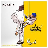 Monatik – Repaired (LP, 45 RPM, Limited Edition, Yellow / White Split, Vinyl)