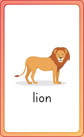 English for Everyone Junior First Words Animals Flash Cards - фото 5