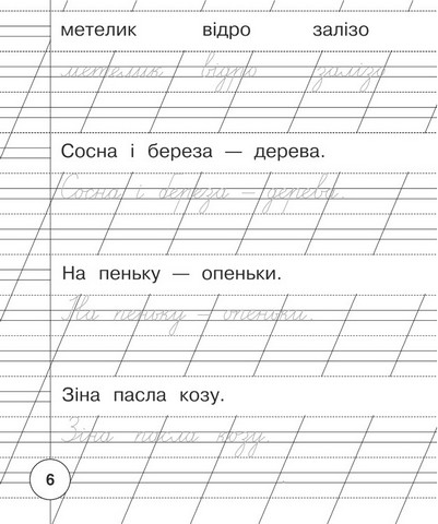 Українська мова. 1 клас. Зошит для списування - фото 5