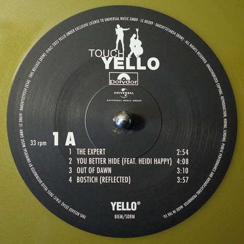 Yello – Touch (2LP, Album, Limited Edition, Reissue, 15th Anniversary Edition. Gold & Silver Vinyl) - фото 3
