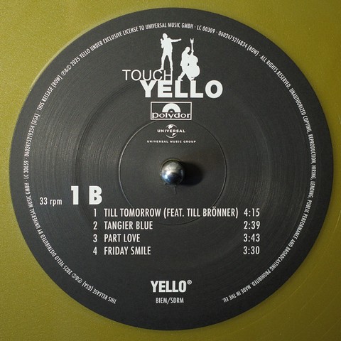 Yello – Touch (2LP, Album, Limited Edition, Reissue, 15th Anniversary Edition. Gold & Silver Vinyl) - фото 4