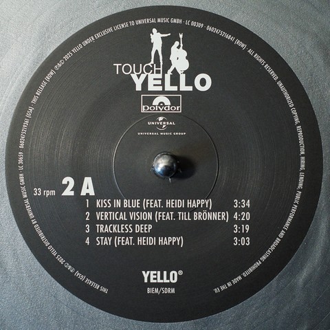 Yello – Touch (2LP, Album, Limited Edition, Reissue, 15th Anniversary Edition. Gold & Silver Vinyl) - фото 5