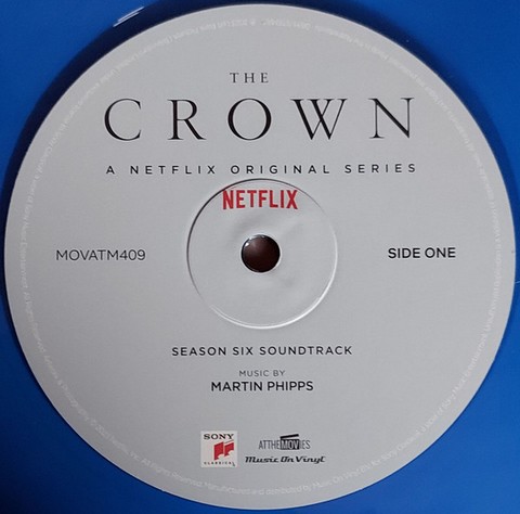 Martin Phipps – The Crown (Season Six Soundtrack) (LP, Album, Limited Edition, Numbered, Stereo, Blue [Royal Blue], 180 gram) - фото 7