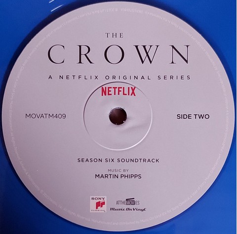 Martin Phipps – The Crown (Season Six Soundtrack) (LP, Album, Limited Edition, Numbered, Stereo, Blue [Royal Blue], 180 gram) - фото 8
