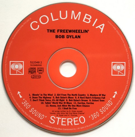 Bob Dylan – The Freewheelin Bob Dylan  (CD, Album, Reissue, Remastered, Stereo) - фото 3