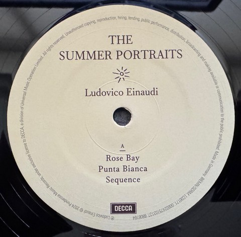Ludovico Einaudi – The Summer Portraits (2LP, Album, Recycled Black) - фото 5