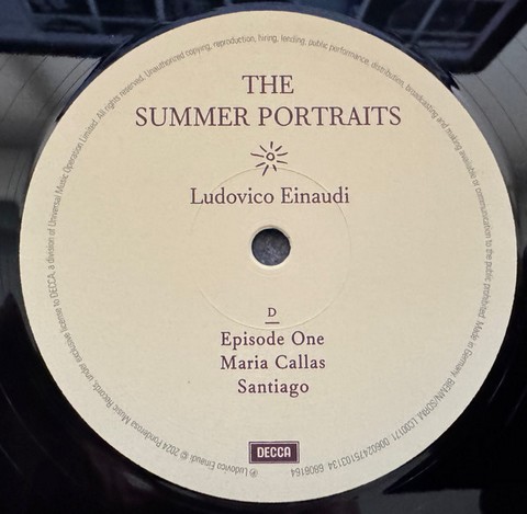 Ludovico Einaudi – The Summer Portraits (2LP, Album, Recycled Black) - фото 8