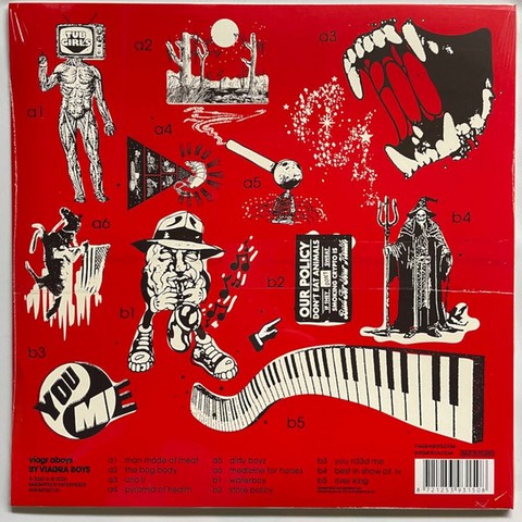Viagra Boys – Viagra Boys (LP, Album,Blue White Vinyl) - фото 2