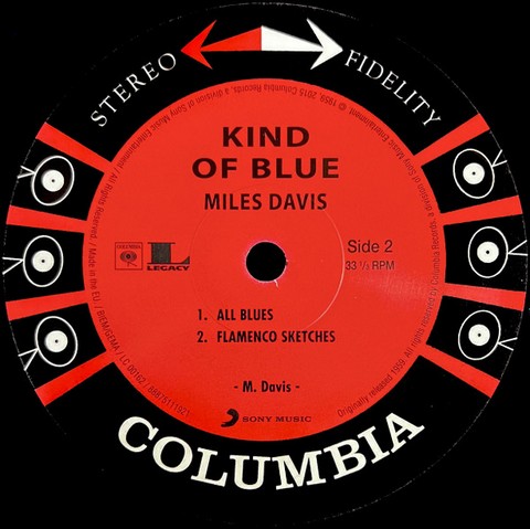 Miles Davis – Kind Of Blue (LP, Album, Reissue, 180 Gram, Vinyl) - фото 4