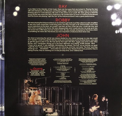 The Doors – Live At The Bowl 68 (2LP, Album, Gatefold, Vinyl) - фото 3