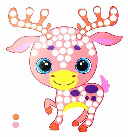 Пальчикова розфарбовка для малечі. Крокодильчик - фото 7