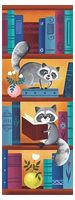 Закладка для книги «Єноти. Книжкова полиця»