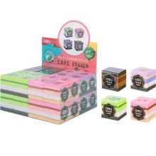 Ластик дитячий Deli Cake 25x25x25 кольоровий. Вир: Deli