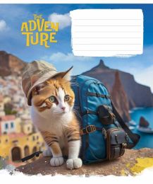 Зошит учнівський, 24арк., у клітинку, ВД-лак, Star (024-3285K, Best adventure 24к (нейт))