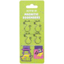 Закладки Kite Cats K24-495-2 2шт магнітні+скріпки фігурні - Канцтовары