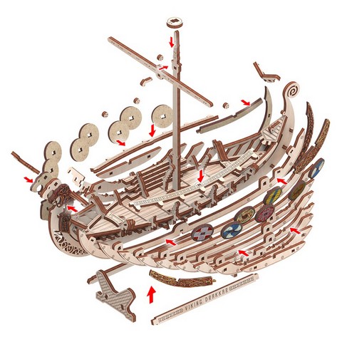 Драккар Вікінгів 