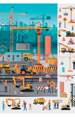 Книга-картонка. Великий віммельбух. Розумні машини - фото 3
