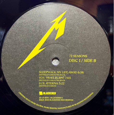 Metallica – 72 Seasons (2LP, Album, Limited Edition, Stereo, Midnight Violet Vinyl) - фото 5