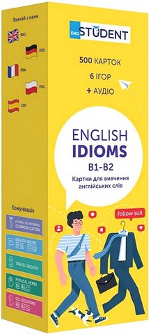 English Idioms B1-B2. Картки для вивчення англійських...