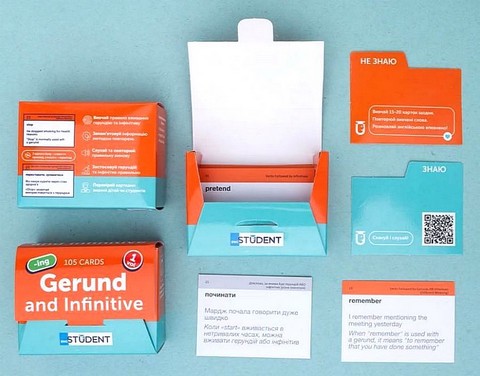 Gerund and Infinitive. Volume 1. 105 Cards - фото 2