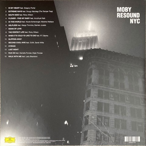 Moby – Resound NYC (2LP, Album, Limited Edition, Stereo, Clear [Crystal Clear]) - фото 4