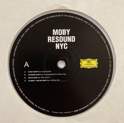 Moby – Resound NYC (2LP, Album, Limited Edition, Stereo, Clear [Crystal Clear]) - фото 5