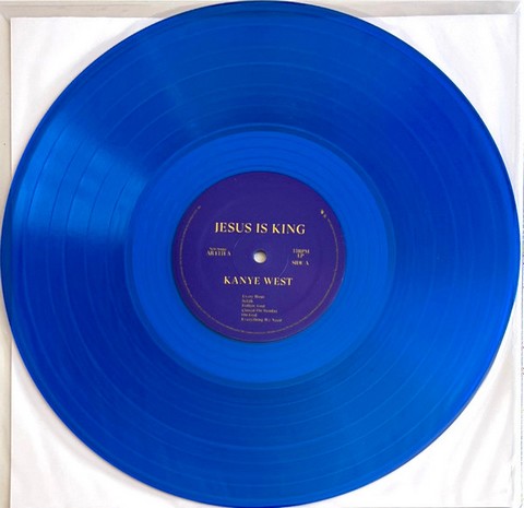 Kanye West – Jesus Is King (LP, Album, Blue Translucent, Vinyl) - фото 1