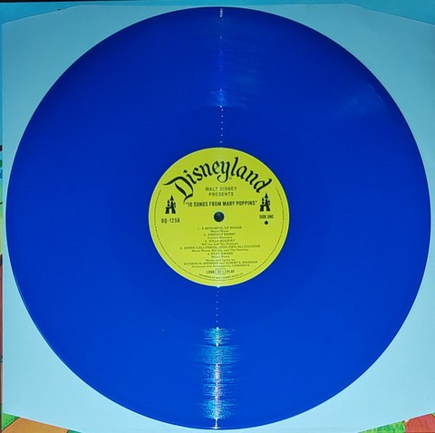 10 Songs From Walt Disneys Mary Poppins (LP, Album, Record Store Day, Reissue, Blue, 180g, 60th anniversary) - фото 3