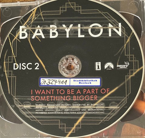 Justin Hurwitz – Babylon (Music From The Motion Picture) (2CD, Album, Stereo) - фото 4