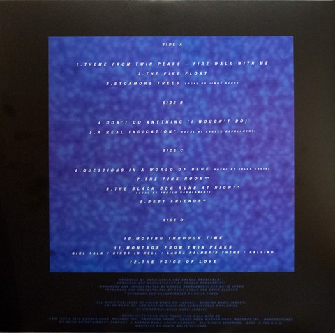 Angelo Badalamenti – Twin Peaks: Fire Walk With Me (2LP, Album, Reissue, Remastered, Red / BlackMarbled [Cherry Pie]) - фото 7