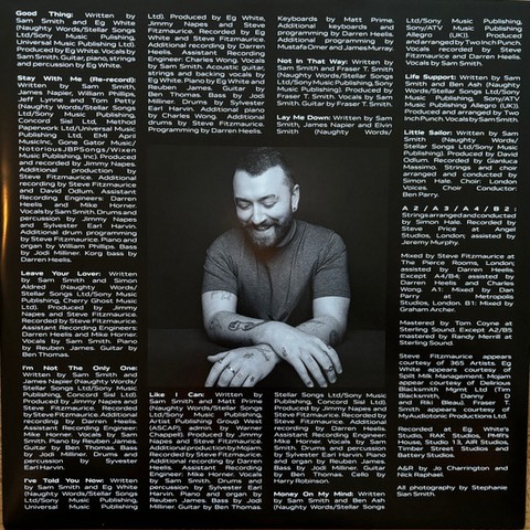 Sam Smith – In The Lonely Hour (10th Anniversary Edition) (LP, Album, Limited Edition, Reissue) - фото 4