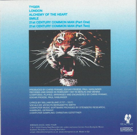 Tangerine Dream - Blue Years Studio Albums 1985-1987 (4CD, Album, Reissue, Remastered, Stereo, Box-Set, Compilation) - фото 13