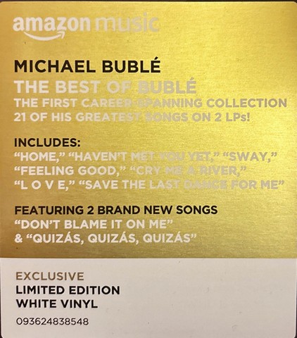Michael Buble – The Best Of Buble (2LP, Compilation, Limited Edition, Stereo, White, Vinyl) - фото 4