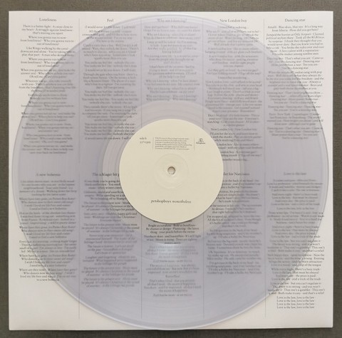 Pet Shop Boys – Nonetheless (LP, Album, Stereo, Clear, Vinyl) - фото 3