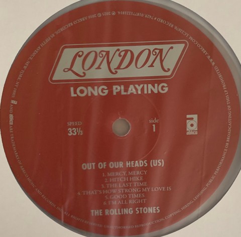 The Rolling Stones – Out Of Our Heads (LP, Album, Record Store Day, Limited Edition, Reissue, Mono, Clear, 180g, Vinyl) - фото 3