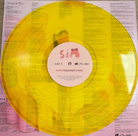 Sia – Reasonable Woman (LP, Album, Translucent Yellow, Towards The Sun Translucent Yellow, Vinyl) - фото 3