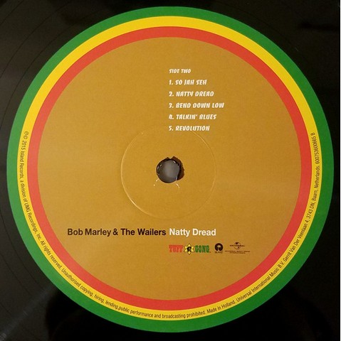 Bob Marley & The Wailers – Natty Dread (LP, Album, Reissue, Remastered, 180 gr, Vinyl) - фото 4